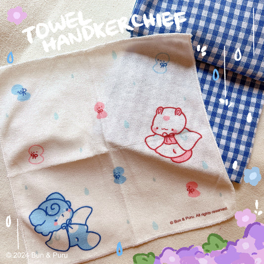 Bun & Puru Tsuyu Towel Handkerchief