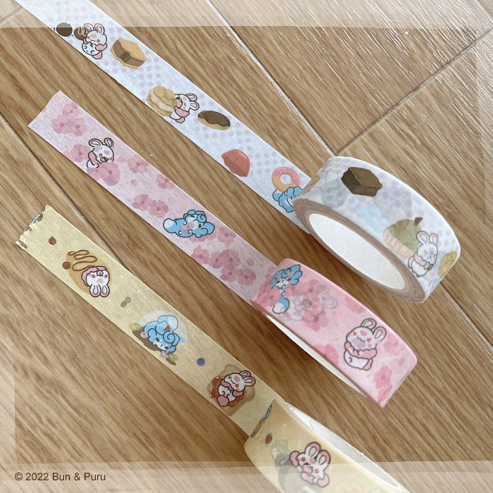 Bun & Puru Masking Tape Set